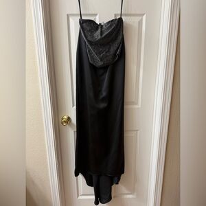 Jump Black High Low Skirt - Circa 2000